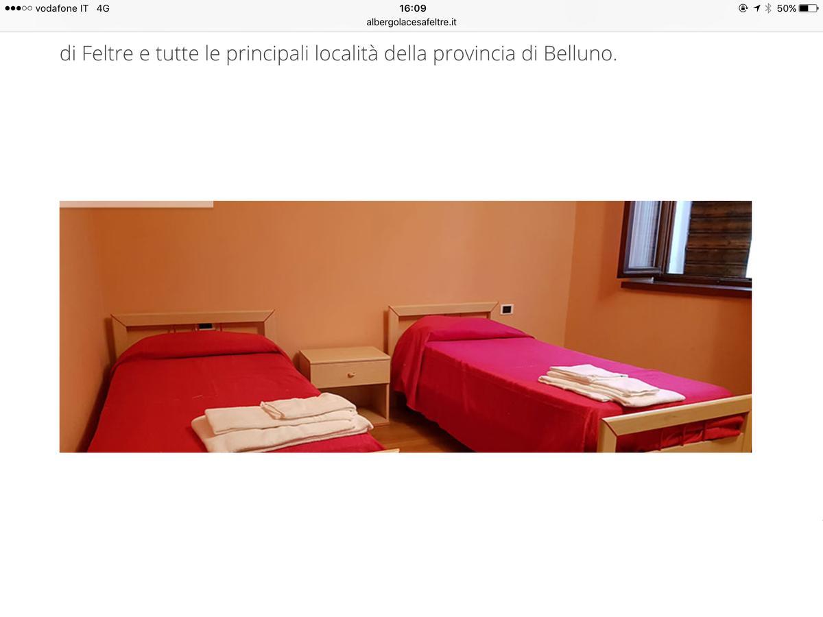 Albergo Alla Cesa Фельтре Екстер'єр фото
